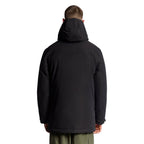 Lyle & Scott Black Polyester Parka Lyle & Scott