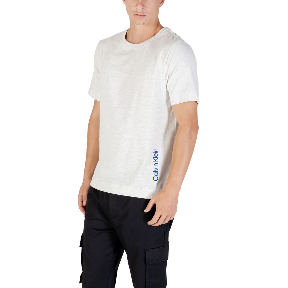 Gray cotton sportswear by Calvin Klein Sport, featuring a comfortable athletic design ideal for activewear or casual workouts.