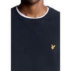 Blue cotton sweatshirt from Lyle & Scott featuring a classic crewneck and subtle branding.