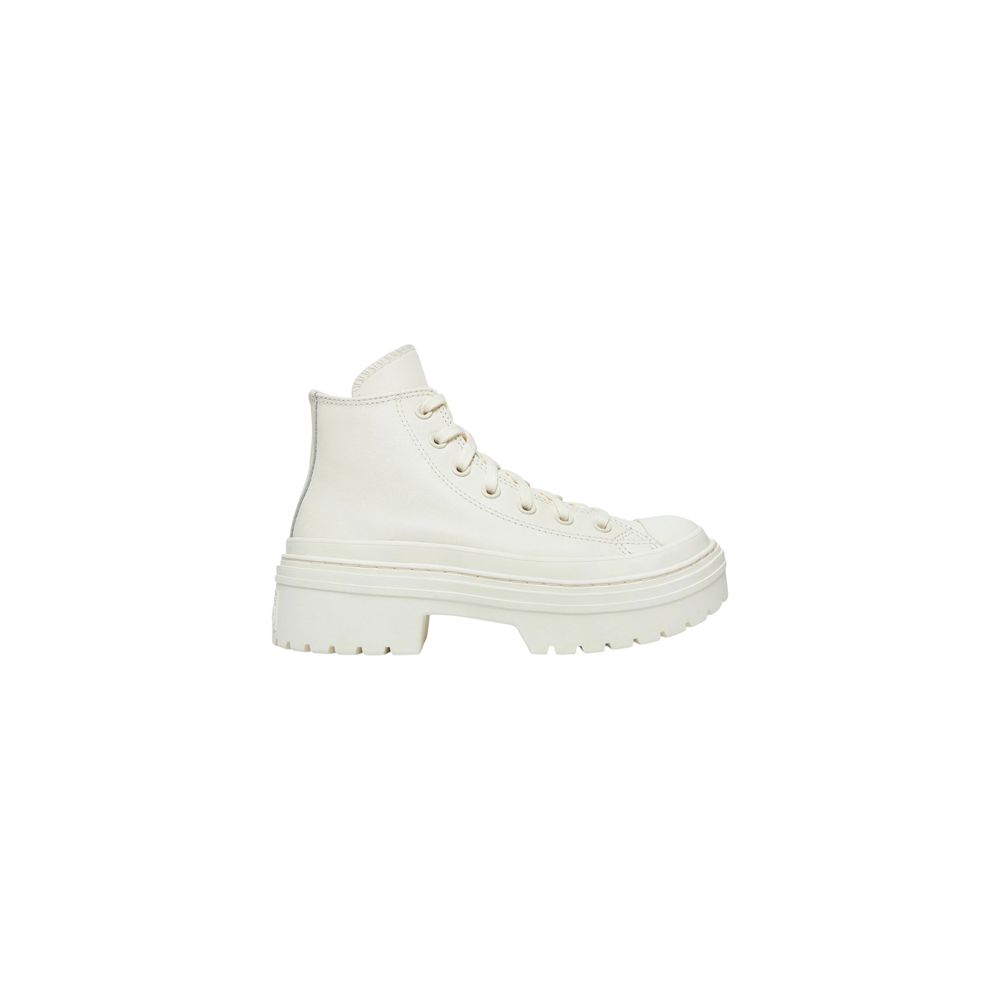 Converse White Recycled Leather High Heel Pumps Converse