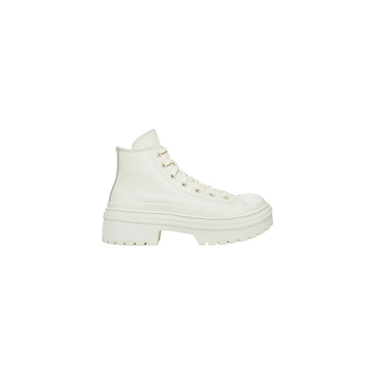 Converse White Recycled Leather High Heel Pumps Converse