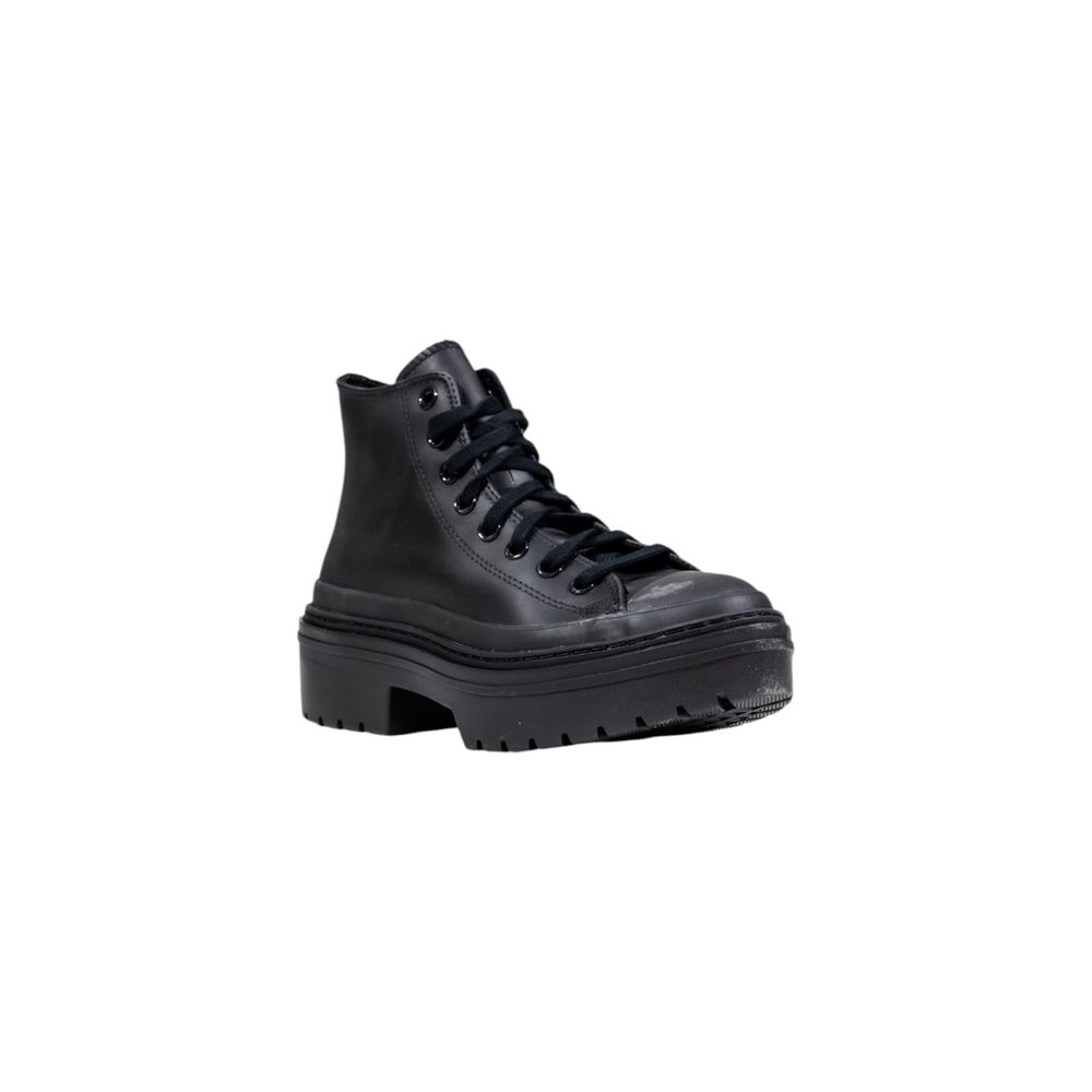 Converse Black Leather Ankle Boots Converse