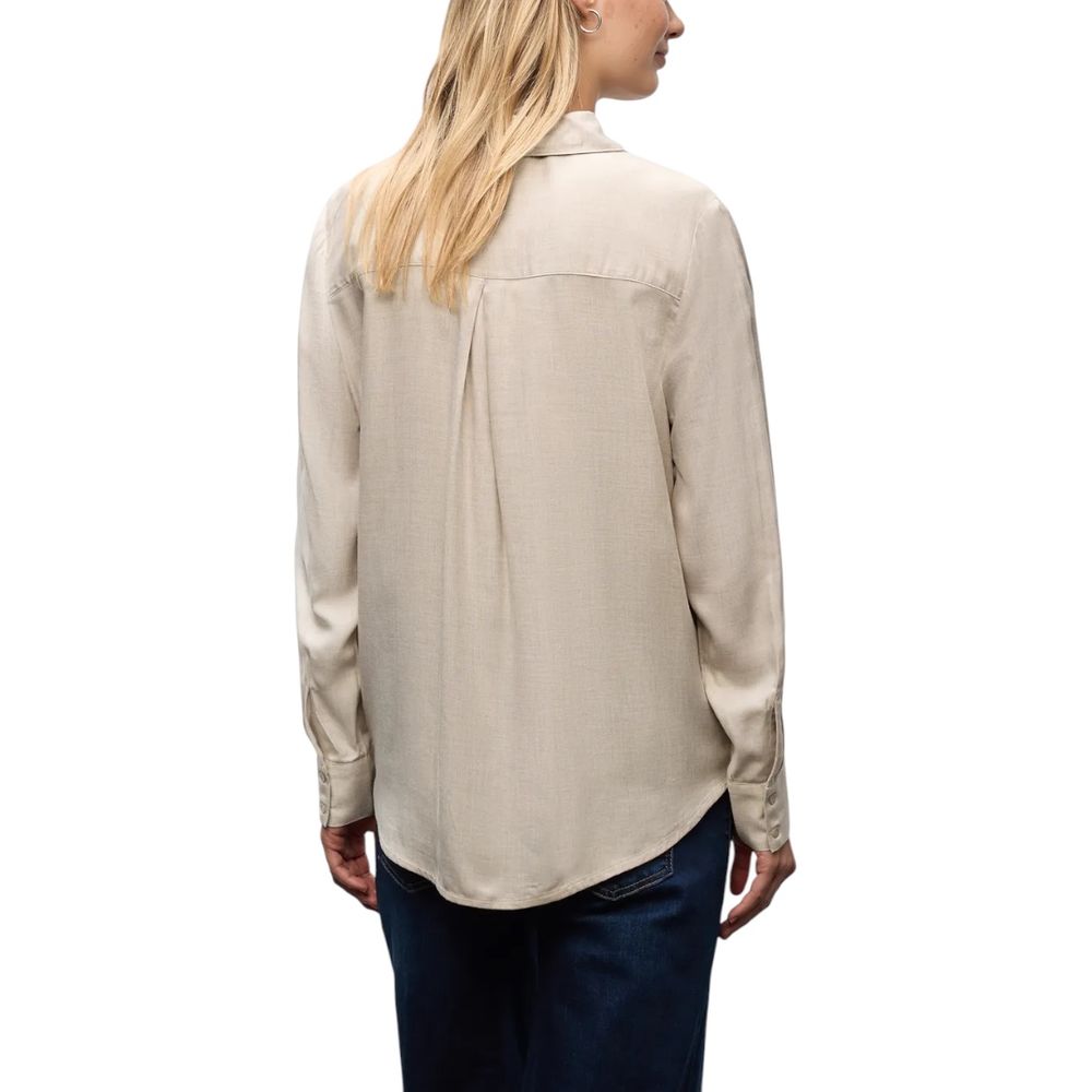 Street One Beige Viscose Blouse Street One