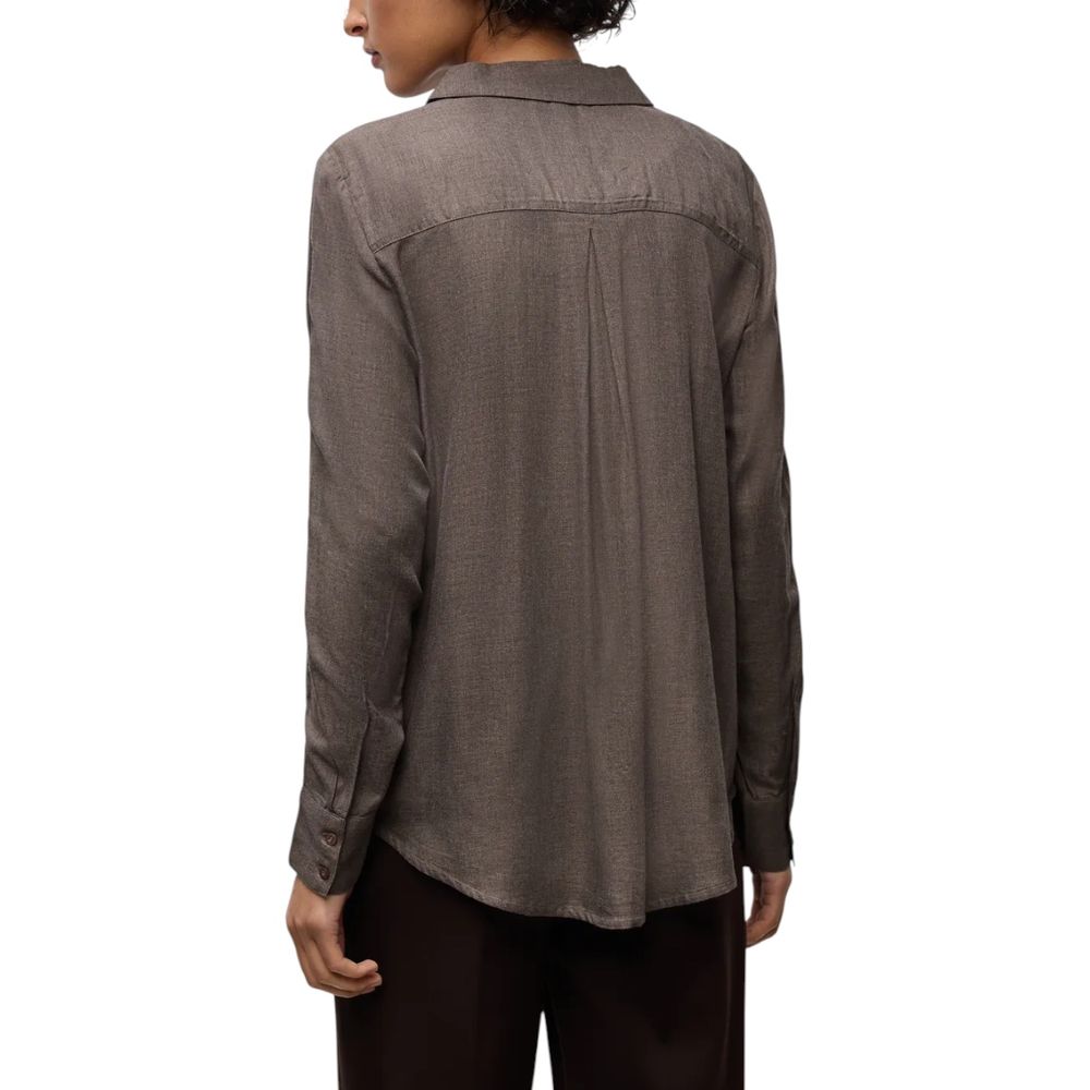 Street One Brown Viscose Blouse Street One