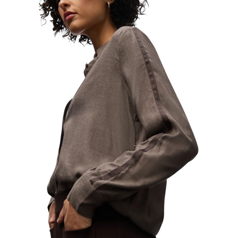 Street One Brown Viscose Blouse Street One