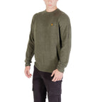 Lyle & Scott Bicolor Nylon Sweatshirt with color-block design and ribbed cuffs, casual athletic style.