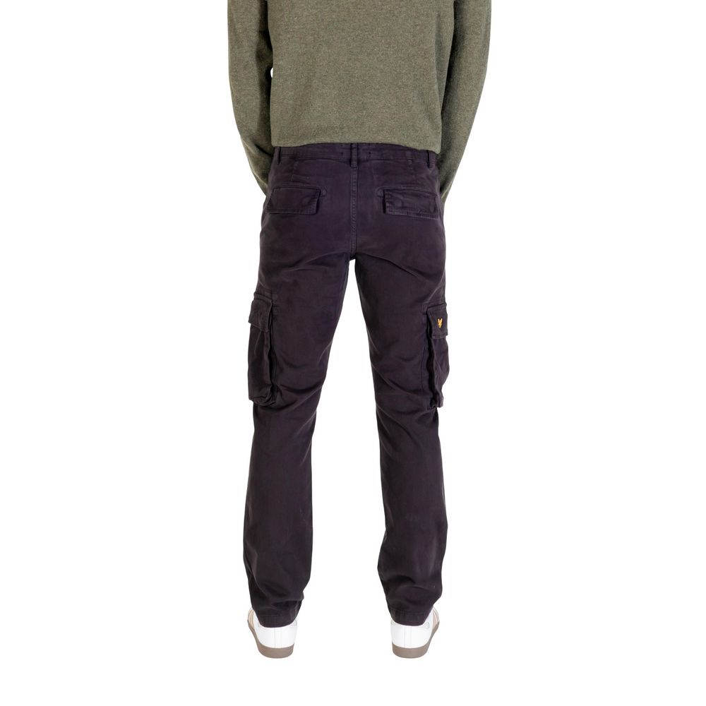Lyle & Scott Black Cotton Cargo Pants Lyle & Scott