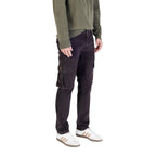 Lyle & Scott Black Cotton Cargo Pants Lyle & Scott