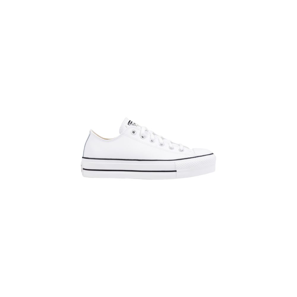 Converse White Leather Platform Sneakers Converse