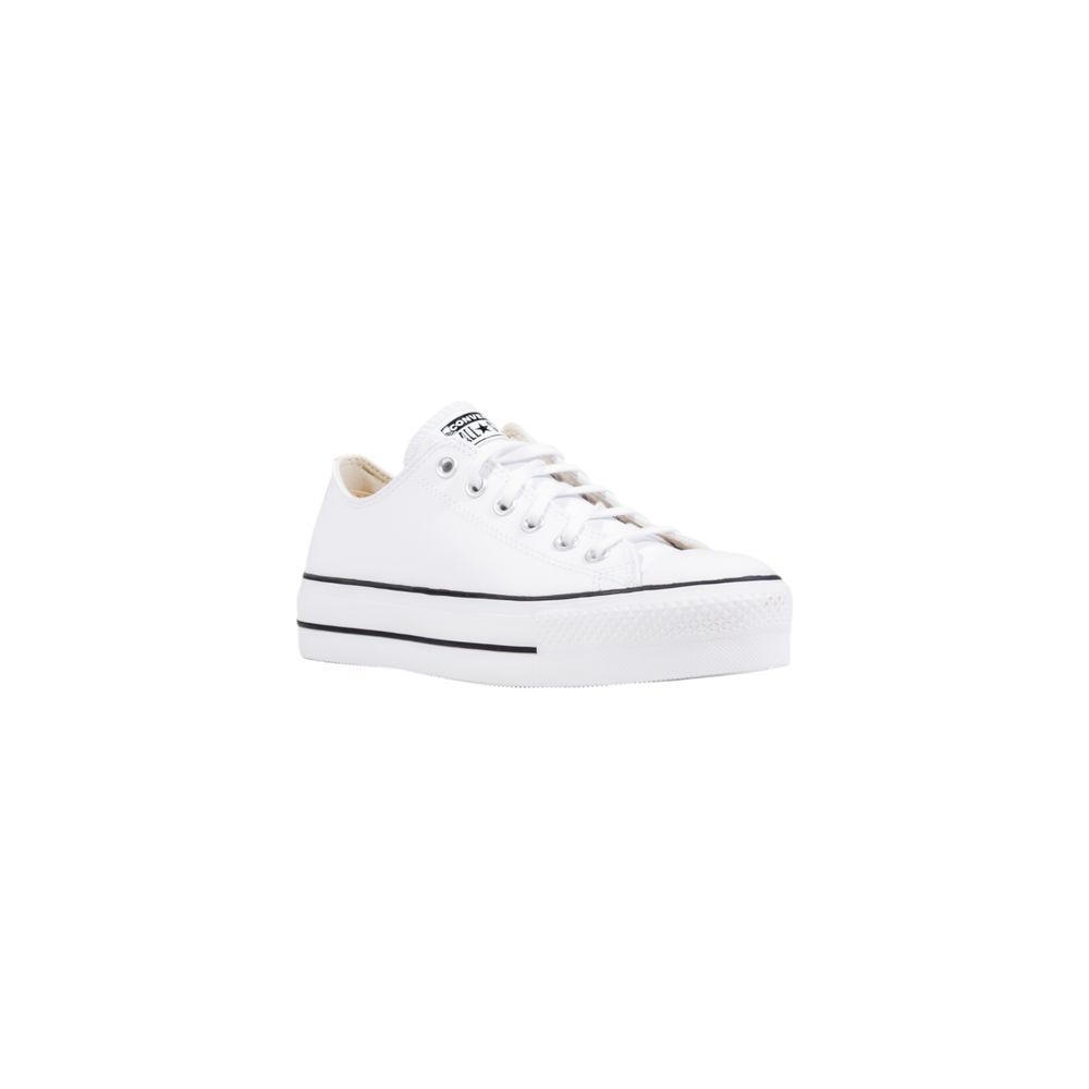 Converse White Leather Platform Sneakers Converse