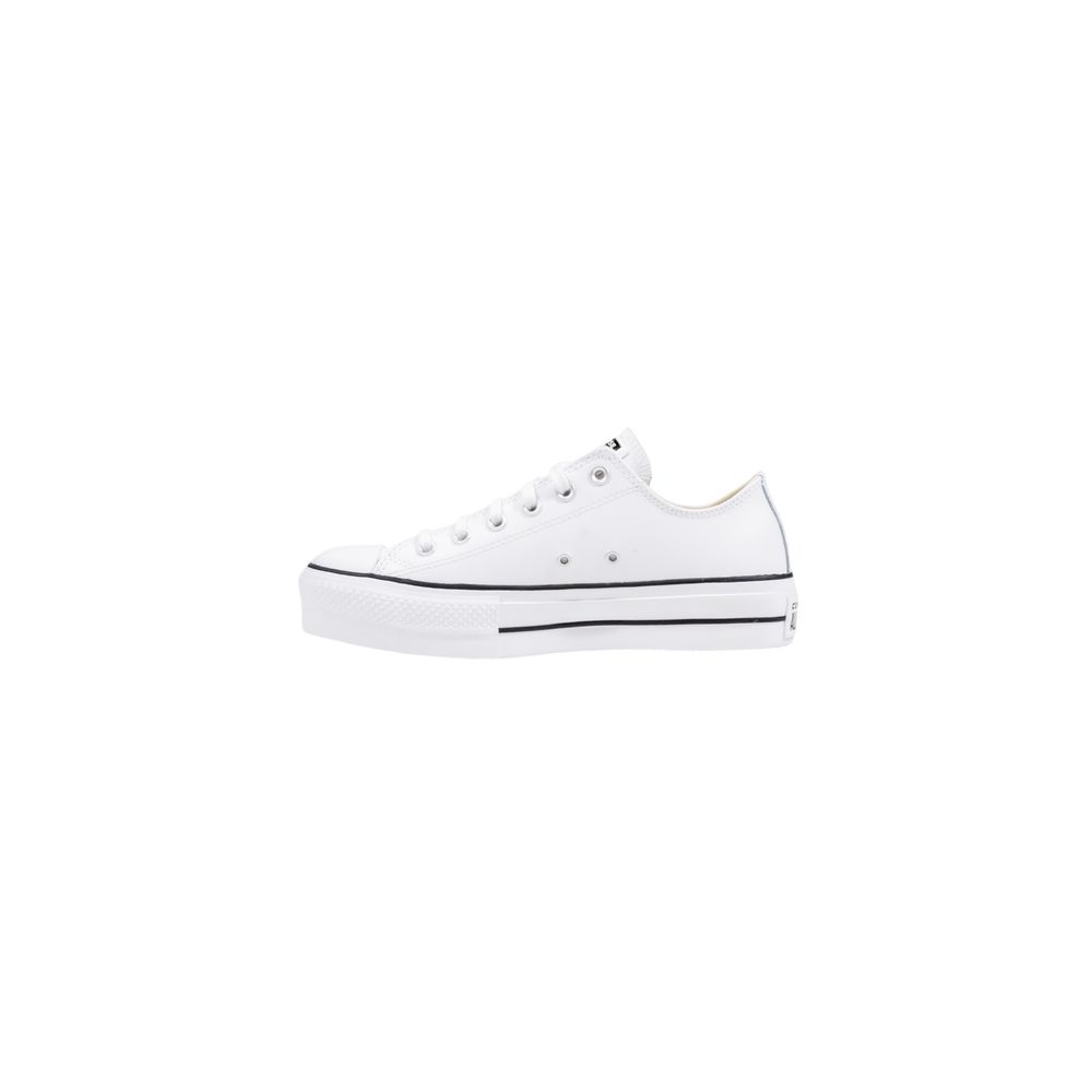 Converse White Leather Platform Sneakers Converse