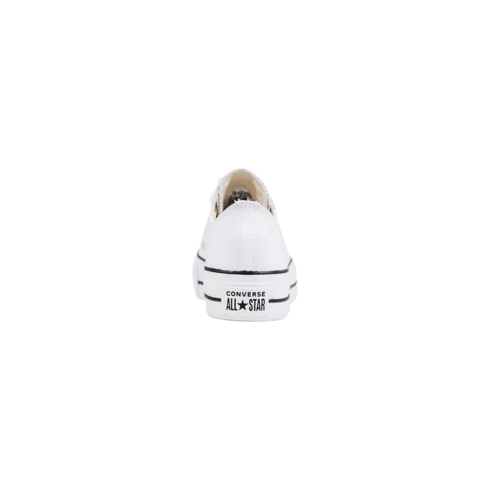 Converse White Leather Platform Sneakers Converse