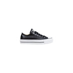 Converse Black Leather Low Top Sneakers - Eljoys Fashion 