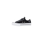 Converse Black Leather Low Top Sneakers - Eljoys Fashion 