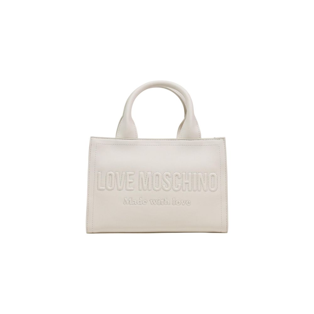 Love Moschino Beige Polyethylene Handbag Love Moschino