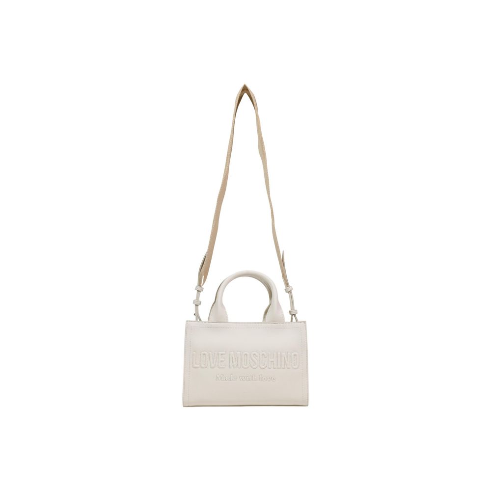 Love Moschino Beige Polyethylene Handbag Love Moschino