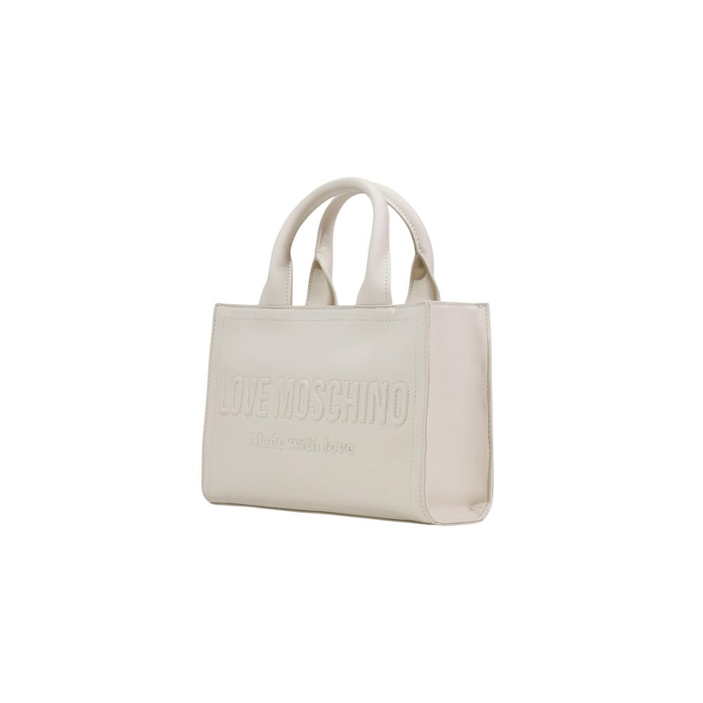 Love Moschino Beige Polyethylene Handbag Love Moschino