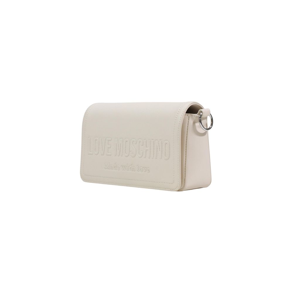 Love Moschino Beige Polyethylene Handbag Love Moschino