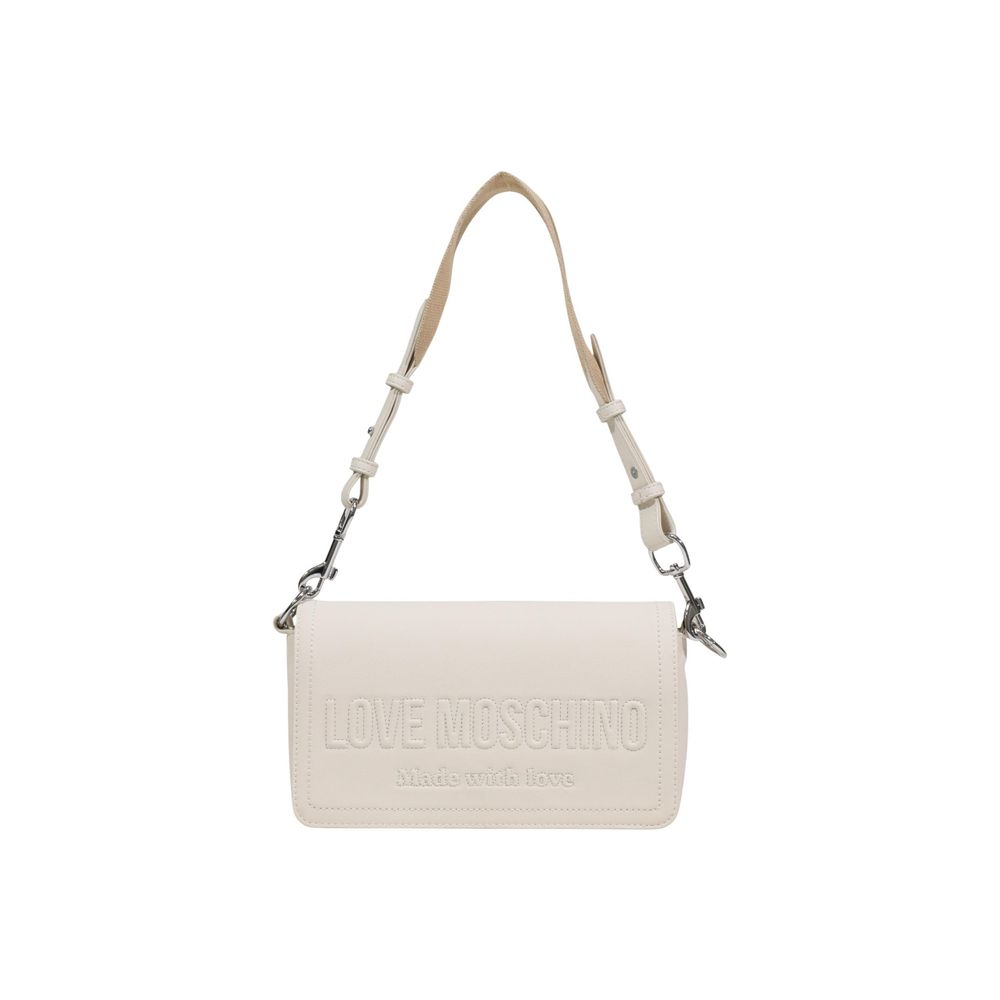 Love Moschino Beige Polyethylene Handbag Love Moschino