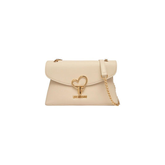 Love Moschino Beige Polyethylene Handbag Love Moschino