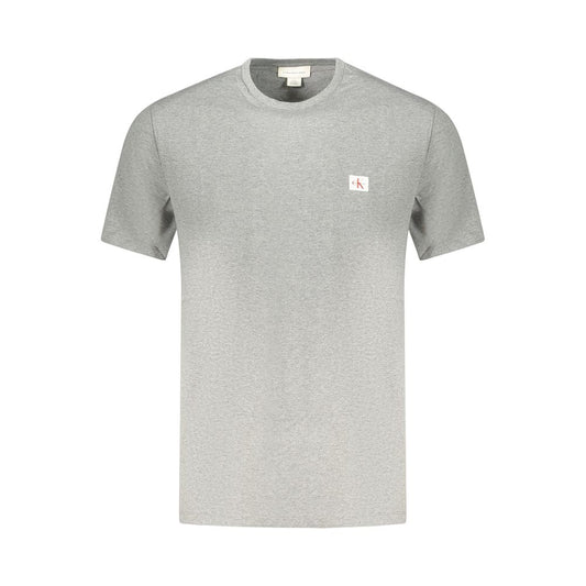 Calvin Klein Grigio Cotton Men T-Shirt Calvin Klein