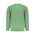 Timberland Verde cotton men's sweatshirt featuring a classic fit and green color, displayed on a plain background.