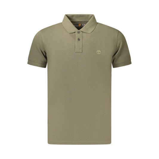Timberland Verde Cotton Men Polo Timberland
