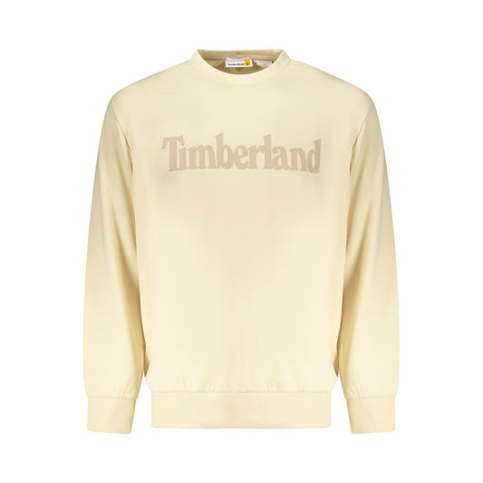 Timberland Beige Cotton Men Sweatshirt Timberland