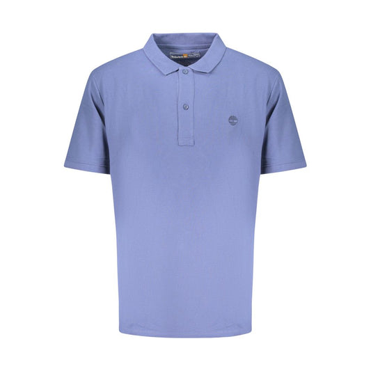 Timberland Blue Cotton Men Polo Timberland