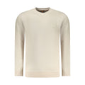 Beige cotton men's sweatshirt by Hugo Boss, featuring a comfortable fit and classic design, shown on a plain background.