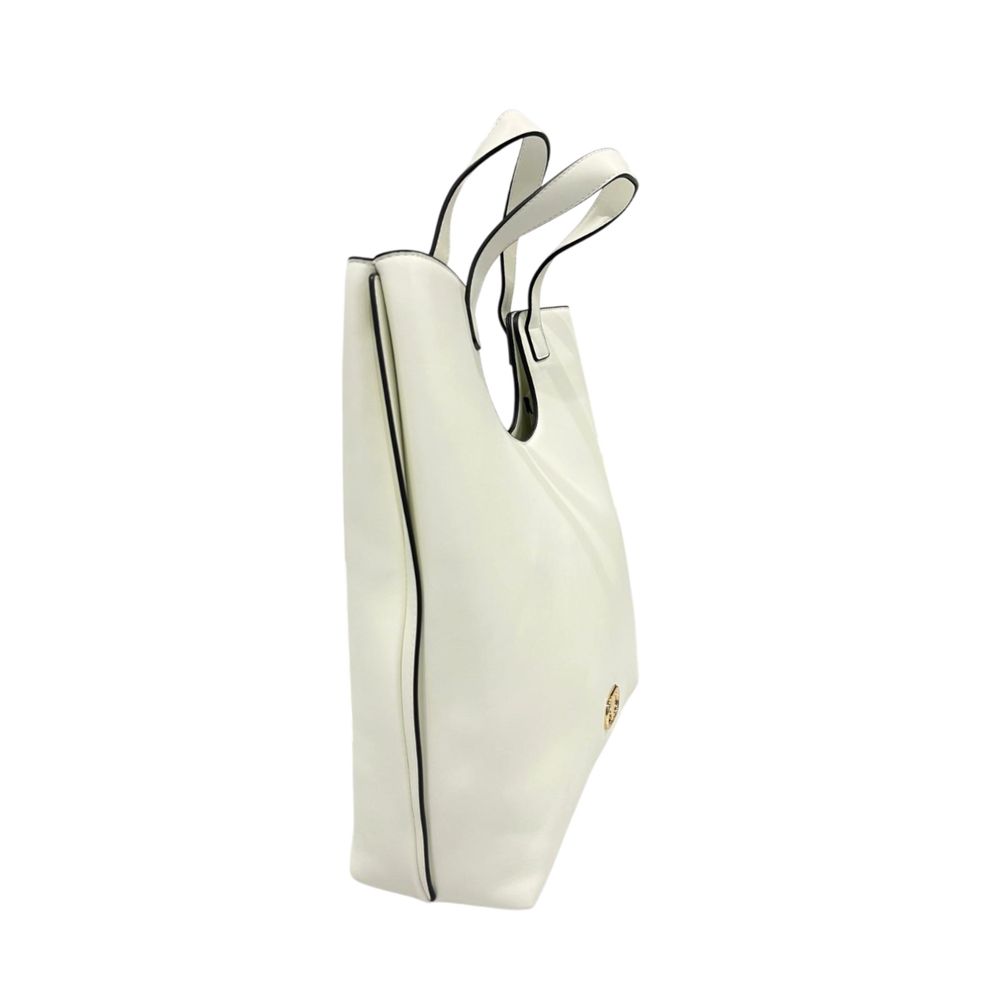 Twinset White PU Women Handbag