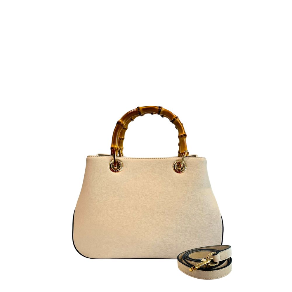 Twinset Beige PU Women Handbag Twinset