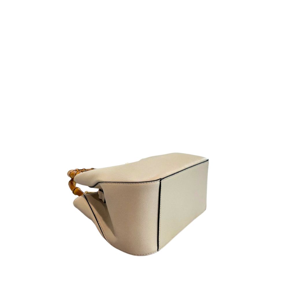 Twinset Beige PU Women Handbag Twinset