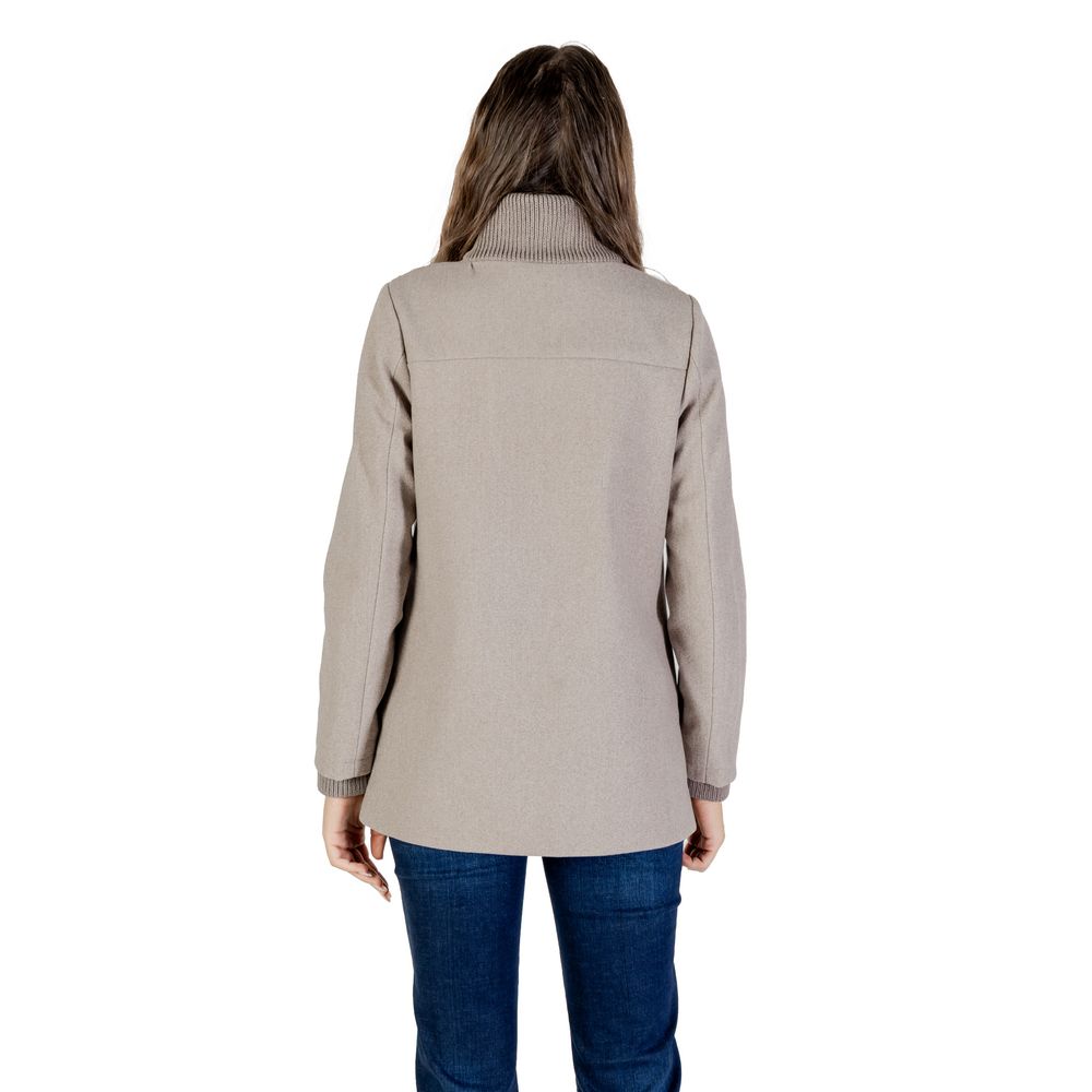 Street One Gray Polyester Coat