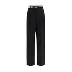 Max Mara Black Triacetate Casual Pants