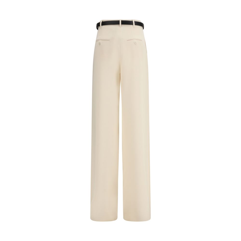 Max Mara Beige Triacetate Dress Pants - Eljoys Fashion 