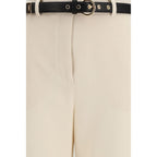 Max Mara Beige Triacetate Dress Pants - Eljoys Fashion 