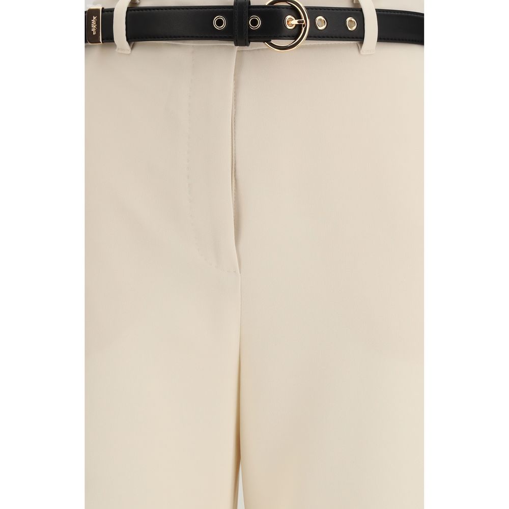 Max Mara Beige Triacetate Dress Pants - Eljoys Fashion 