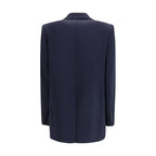 Max Mara Blue Triacetate Blazer