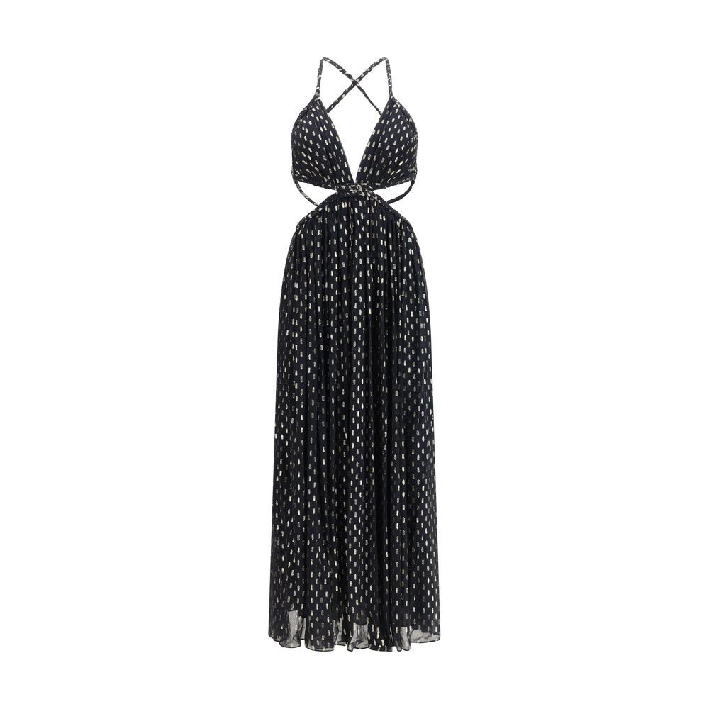 Zimmermann Black Viscose Long Dress Zimmermann