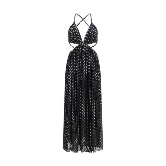 Zimmermann Black Viscose Long Dress Zimmermann