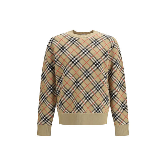 Burberry Beige Cotton Sweatshirt Burberry