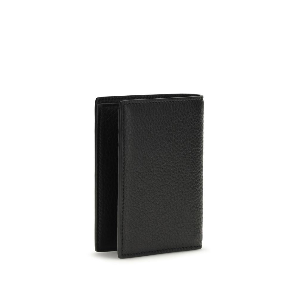 Saint Laurent Black Calf Leather Bos Taurus Wallet Saint Laurent