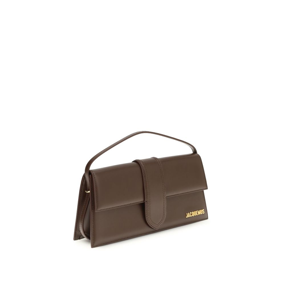 Jacquemus Brown Calf Leather Bos Taurus Shoulder Bag Jacquemus