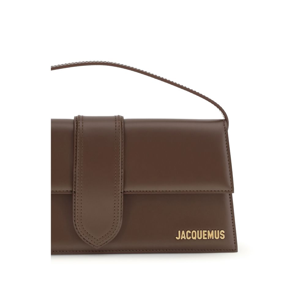 Jacquemus Brown Calf Leather Bos Taurus Shoulder Bag Jacquemus