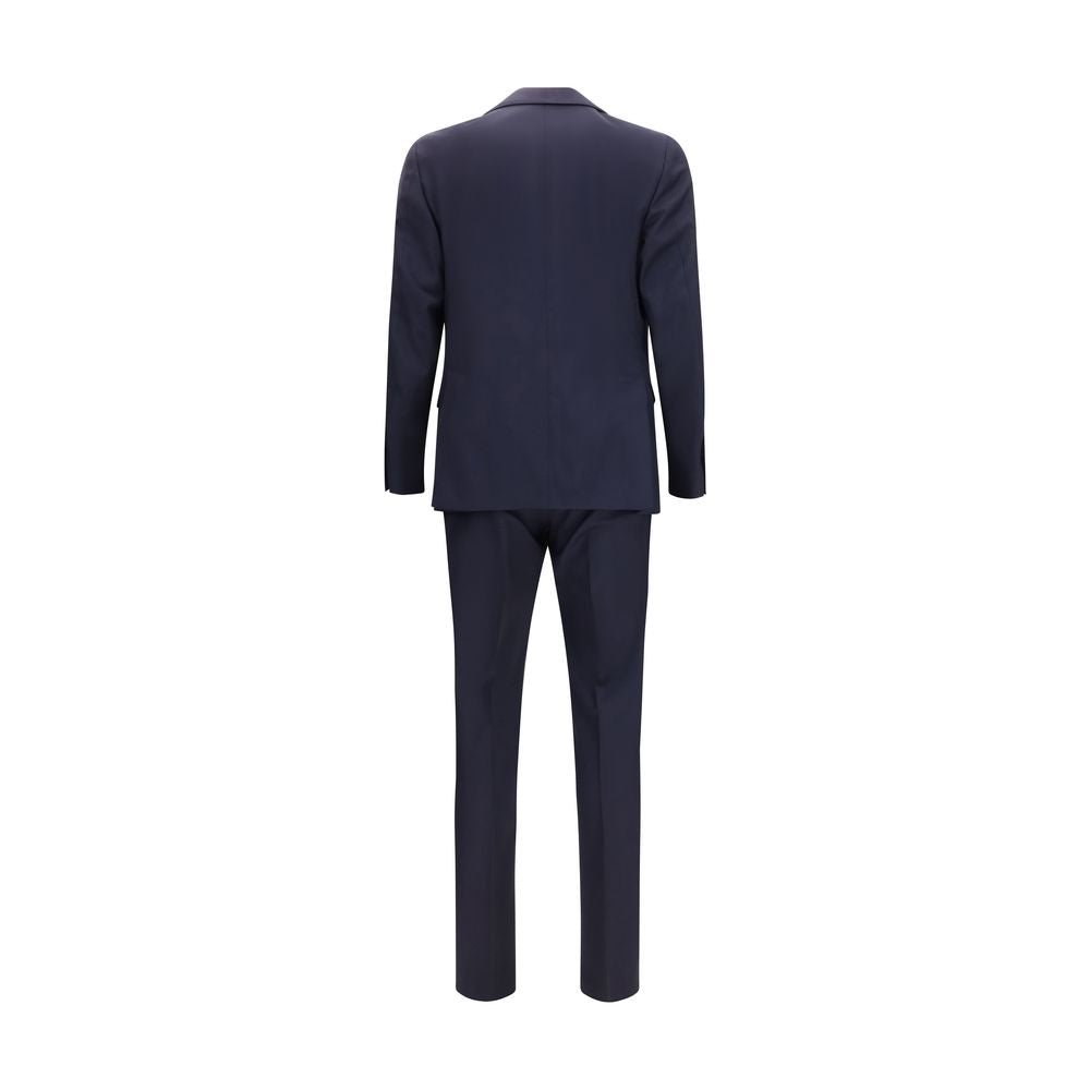 Lardini Blue Wool Two-Piece Suit - Eljoys Fashion 