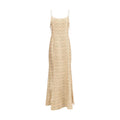 Kristina Ti multicolor viscose casual dress with a relaxed fit and vibrant pattern, perfect for everyday wear.