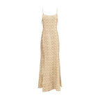 Kristina Ti multicolor viscose casual dress with a relaxed fit and vibrant pattern, perfect for everyday wear.