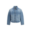 Jacquemus Blue Polyamide Denim Jacket - Eljoys Fashion 