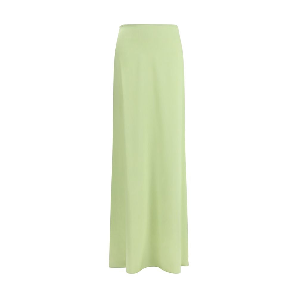Kristina Ti Bicolor Silk Long Skirt Kristina Ti